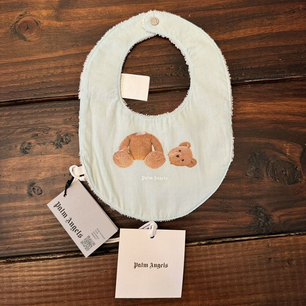 Palm Angels Bear Baby Bib